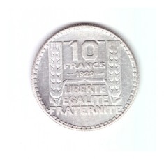 Moneda Franta 10 francs/franci 1929, stare foarte buna, curata