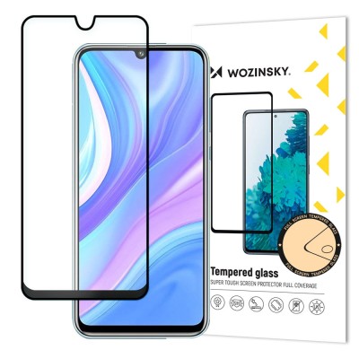 Folie de Sticla 5D Full Glue HUAWEI P40 Lite (Negru) Case Friendly Wozinsky foto