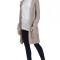 A635-8 Cardigan lung cu buzunare si gluga atasata