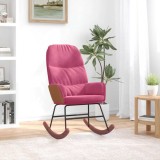 VidaXL Scaun balansoar, roșu vin, catifea 4102626