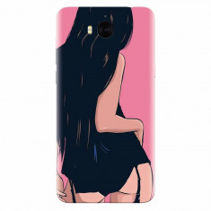 Husa silicon pentru Huawei Y5 2017, Girl With Long Hair