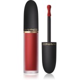 MAC Cosmetics Powder Kiss Lip + Cheek Mousse fard multifuncțional, pentru buze și obraz culoare Ruby Boo 5 ml