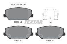 TEXTAR 2285501 Q+ set placute frana,frana disc