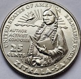 25 cents / quarter dollar 2024 USA, Zitkala-&Scaron;a, Lit.D, km#792