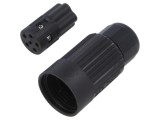 Conector alimentare AC terminal cu șurub tată TH384 27mm TECHNO