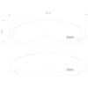 Placute frana Chrysler 200 Cabriolet 01.10-, 200 Sedan 01.10-, 200 Sedan 06.14-, 300c (Lx Le) 09.04-, 300c Touring (Lx Le) 09.04-12.10, C5 X (Nd Nc), BREMBO
