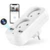 Camera Spion in Adaptor dublu iUni AD2, Wi-Fi, Full HD, Vizualizare in timp real