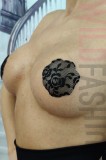 TE119B-1 Accesorii pentru sani din silicon cu dantela florala