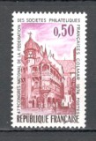 Franta.1974 Congresul Federatiei Societatilor de Filatelie Colmar MF.666