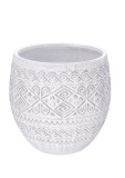 Cumpara ieftin Ghiveci flori teracota gri 28,5 x 28,5 cm