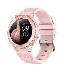Ceas smartwatch dama TIO Sport Apeluri Bluetooth Fitness Tracker Monitorizare sanatate Rezistenta la apa IP68