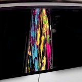 Set 2 stickere decorative pentru stalpii usilor, print autoadeziv de inalta rezolutie, dimensine 2 buc x 50 x 22 cm , cod: AVX-SSU-19, AVEX