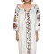 Rochie traditionala dama R25 alb/gri , marimea L