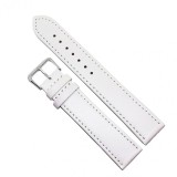Curea de ceas din piele naturala anti-alergica Alba XL 18mm 20mm 22mm 24mm A-4XL9, Time Veranda