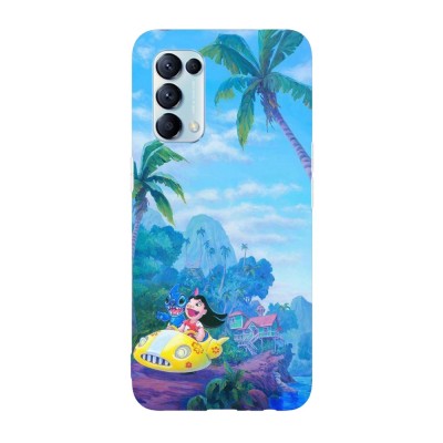 Husa compatibila cu Oppo Find X5, Viceversa, model Lilo and Stitch car ride, Silicon, TPU foto