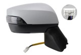 Oglinda exterioara Subaru Outback (Bs), 05.2015-2017, Dreapta, reglare electrica; grunduita; incalzita; geam convex; cromat; 9 pini; cu semnalizare,