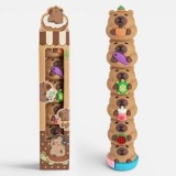 Set 5 Evidențiatoare cu Design Capybara, Culori Vesele, CMCLASS