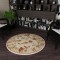 Covor Rotund Model Lotos 551-100, Marime 100 x 100 cm, Bej, Crem, Inaltime Fir 8 mm, Antialergic, Polipropilena, Living, Dormitor, Sufragerie, Birou