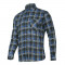 Camasa Flanel Cu Carouri / Albastru - Xl/H-182