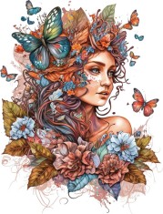 Sticker decorativ, Zana, Maro, 78 cm, 8361ST-2 foto