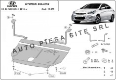 Scut metalic motor Hyundai Solaris fabricat incepand cu 2010 APS-11,071 foto