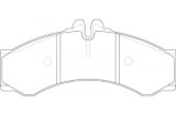 Placute frana Mercedes Sprinter 3-T Platou / Sasiu (903), Sprinter (904); Vw Lt 28-46 2 Platou / Sasiu (2dc, 2df, 2dg, 2dl, 2dm) SRLine parte montare