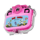 Cumpara ieftin Aparat foto-video pentru copii GoGEN BOB si BOBEK AQUA FOTO, 12 Mpx , camera selfie, carcasa impermeabila, IP68, roz