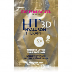 Dermacol Hyaluron Therapy 3D mască textilă cu efect de lifting pentru tonifierea pielii 1 buc