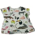 Cumpara ieftin Tricou fetita, model animale , marimea 4-6 ani , 110-116
