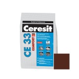 Chit de rosturi gresie si faianta Ceresit CE 33, maro ciocolatiu, interior, 5 kg