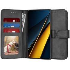 Techsuit - Diary Book - Xiaomi Poco X6 Pro - Black foto