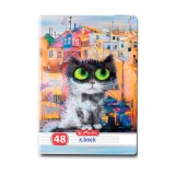 Cumpara ieftin Caiet dictando Herlitz, A5, 48 file, Crazy Cats