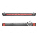Lampa stop frana BestAutoVest suplimentara 12V 333x30x32mm cu leduri rosii, fixare cu banda adeziva, 1 buc.