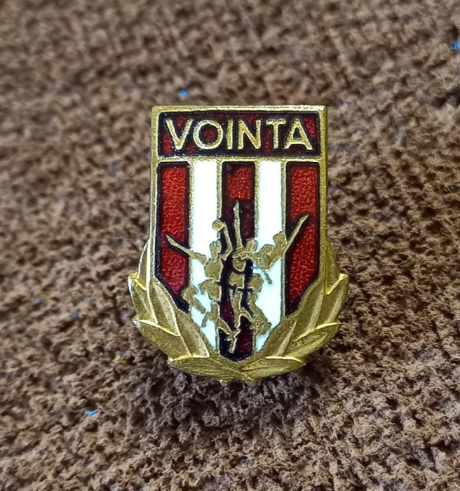 Insigna - Clubul Sportiv &quot;VOINTA&quot; (prindere tip brosa)