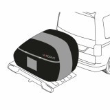 Prelata impermeabila pentru 3-4 biciclete, suport pe carlig, 190x50x130 cm