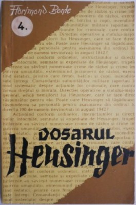 Dosarul Heusinger &amp;ndash; Florimond Bonte foto