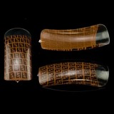 Cumpara ieftin Tipsuri decorate, 70 buc &ndash; maro, FENDI, INGINAILS