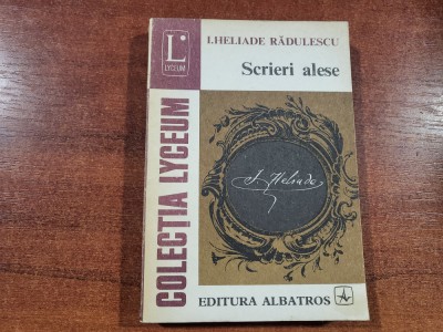 Scrieri alese de I.Heliade Radulescu foto
