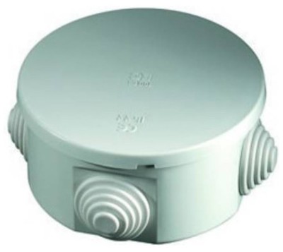 Doza aplicata rotunda 80x40mm ABS cu presetupe IP44 foto