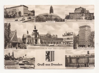 FG1 - Carte Postala - GERMANIA - Dresden ,circulata 1960 foto