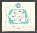 Romania.1967 Anul international al turismului:Monumente istorice-Bl. YR.369, Nestampilat