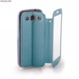 Husa Smart View Albastra Apple iPhone 4/4S - Protectie Premium