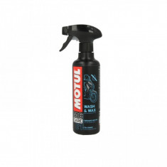 Solutie intretinere moto MOTUL - E1 WASH & WAX, spalare si ceruire