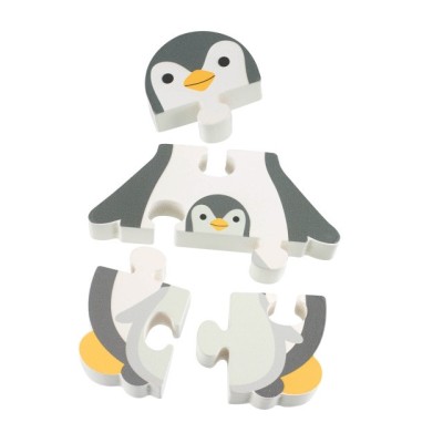 Puzzle Pinguin din lemn, Orange Tree Toys foto