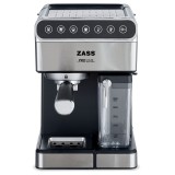 Cumpara ieftin Espressor de cafea Zass, 16 bari, 1350 W, rezervor 1.8 L, rezervor lapte 0.5 L, panou Touch, inox