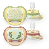 Philips Avent Ultra Air Day&amp;Night SCF376/27 0-6m suzetă Neutral 2 buc