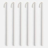 Set Lumanari Albe 37cm - 6 buc, CMCLASS