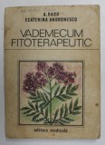 VADEMECUM FITOTERAPEUTIC de A. RADU, ECATERINA ANDRONESCU , 1984