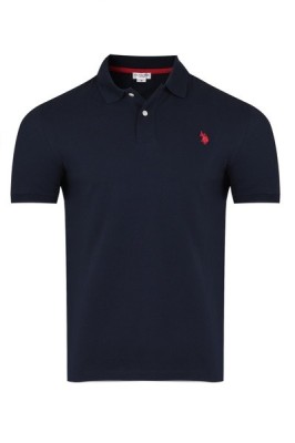 Tricou U.S. POLO ASSN. King bleumarin foto
