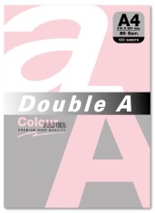 Hartie Color Pentru Copiator A4, 80g/mp, 100coli/top, Double A - Pastel Pink foto
